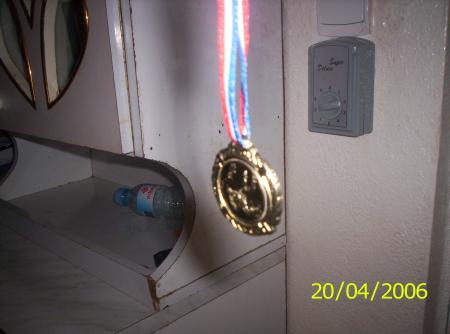 Medaille gagner au judo par ma meilleur amie